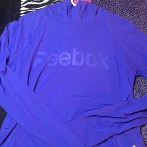 Purple Reebok hoodie sweatshirt